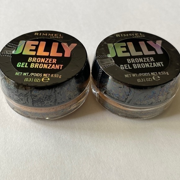 2 Rimmel bronzers paradise set of 2 face gel jelly pot NEW sealed full size - Picture 1 of 5